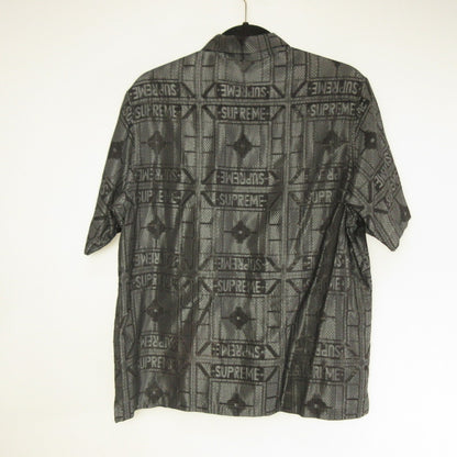 Supreme | Tray Jacquard S/S Shirt Black Size: S
