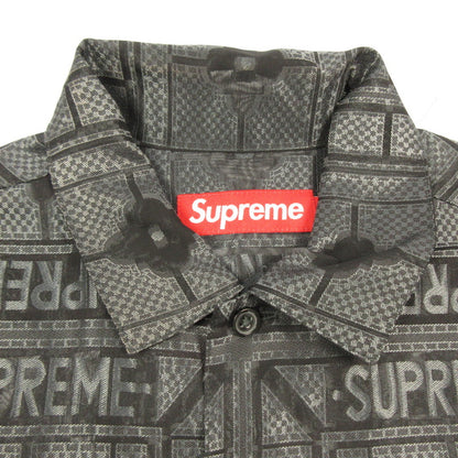 Supreme | Tray Jacquard S/S Shirt Black Size: S