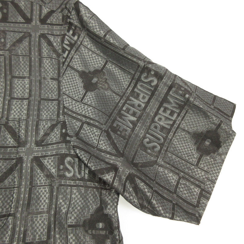 Supreme | Tray Jacquard S/S Shirt Black Size: S