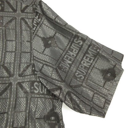 Supreme | Tray Jacquard S/S Shirt Black Size: S
