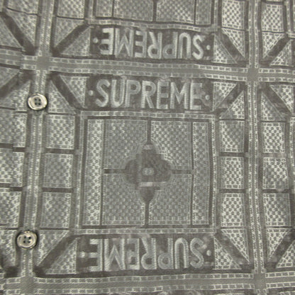 Supreme | Tray Jacquard S/S Shirt Black Size: S