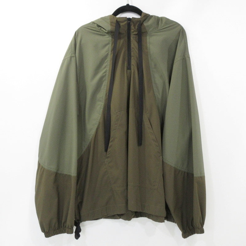 【中古】BlackWeirdos | ブラックウィドーブラックウィドゥ Packable Anorak Parka その他アウター 21SS-JK01 カーキ サイズ：L