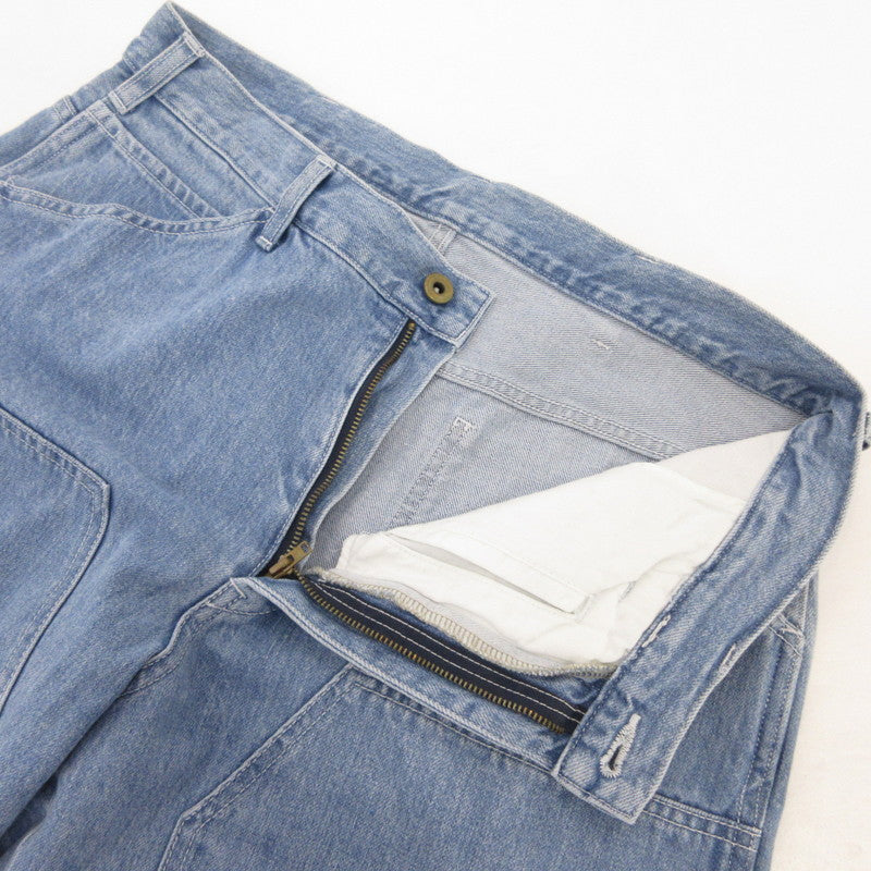 【中古】SON OF THE CHEESE | サノバチーズ DB PAINTER PANTS デニムパンツ SC2120-PN05 ライトブルー サイズ：L