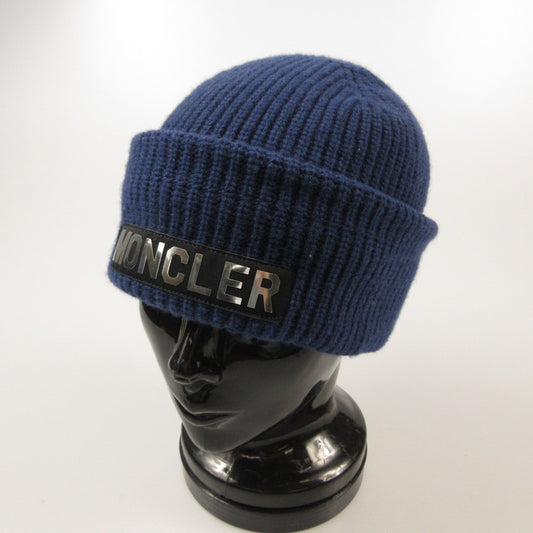 【中古】MONCLER GRENOBLE | モンクレールグルノーブル BERRETTO TRICOT ニットキャップ 3B00018 国内正規品 ネイビー