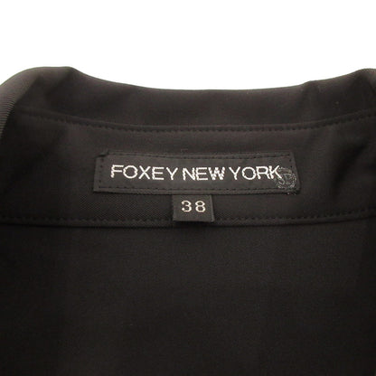 【中古】FOXEY | フォクシー ノースリーブロングシャツOP ワンピース 21265-ACRAG202 ブラック サイズ：38