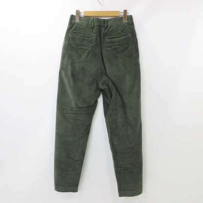 【中古】RICCARDO METHA | リカルドメサ 1TUCK WIDE PANTS 8walle CORDUROY SOLID パンツ RM212CD14011 オリーブ サイズ：44