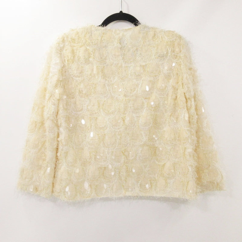 【中古】ZARA | ザラ スパンコール その他アウター 2424/156/733 ベージュ サイズ：M