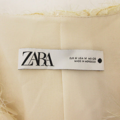 【中古】ZARA | ザラ スパンコール その他アウター 2424/156/733 ベージュ サイズ：M