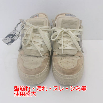 【中古】OFF-WHITE | オフホワイト SCARPA OFF COURT LOW スニーカー OMIA151E20LEA0016161 25.0cm ベージュ