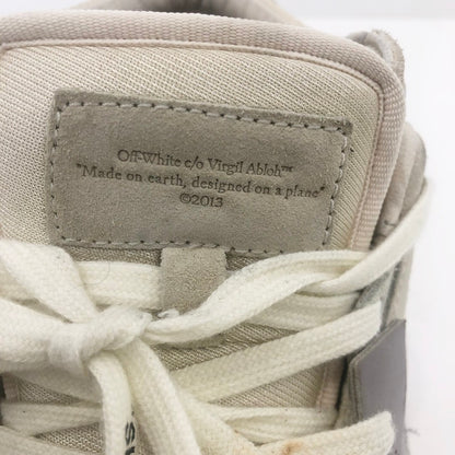 【中古】OFF-WHITE | オフホワイト SCARPA OFF COURT LOW スニーカー OMIA151E20LEA0016161 25.0cm ベージュ