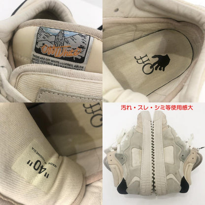 【中古】OFF-WHITE | オフホワイト SCARPA OFF COURT LOW スニーカー OMIA151E20LEA0016161 25.0cm ベージュ
