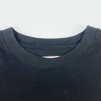 【中古】TIGHTBOOTH PRODUCTION | タイトブースプロダクション WARNING T-SHIRT 半袖Ｔシャツ ブラック サイズ：L