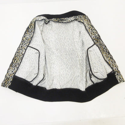【中古】MINEDENIM | マインデニム Leopard RC.Satin Rib Zip Blouson ブルゾン 2309-9002-07-022 サイズ：2