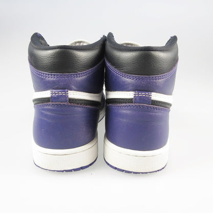 【中古】NIKE | ナイキ AIR JORDAN RETRO 1 HIGH OG スニーカー 555088-500 パープル 26.5cm