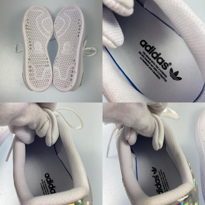 【中古】adidas | アディダス Stan Smith Sparkly Heel スニーカー EE8483 サイズ:24.5cm ホワイト 24.5cm
