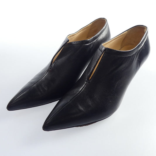 【中古】FABIO RUSCONI | ファビオルスコーニ NELLO アンクルスリットブーツ ブーツ 22133 ブラック 23.5cm