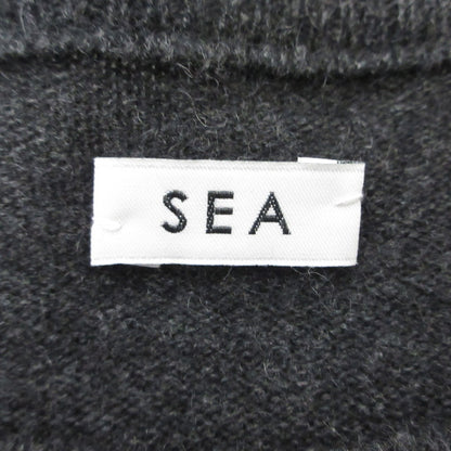 【中古】SEA | シー カシミアショートニット セーター チャコールグレー
