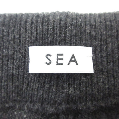 【中古】SEA | シー カシミアニットパンツ パンツ 110223139 チャコールグレー