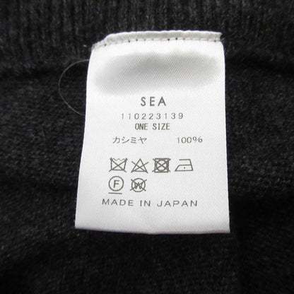 【中古】SEA | シー カシミアニットパンツ パンツ 110223139 チャコールグレー