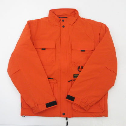 【中古】430 - FOURTHIRTY - | フォーサーティー PAD FISH CONVERTIBLE JACKET 中綿ジャケット 23-156 オレンジ サイズ：1