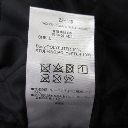 【中古】430 - FOURTHIRTY - | フォーサーティー PAD FISH CONVERTIBLE JACKET 中綿ジャケット 23-156 オレンジ サイズ：1