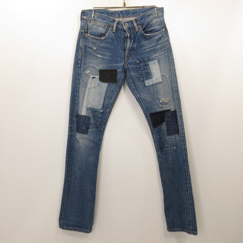 MR.OLIVE | Mr. Olive SAN JOAQUIN SALVAGE DENIM REMAKE TAPERED Denim Pants M-5112 Blue Size: 29