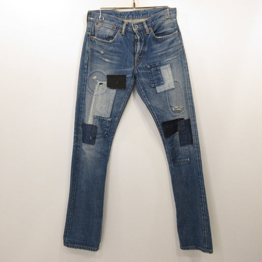 MR.OLIVE | ミスターオリーブ SAN JOAQUIN SALVAGE DENIM REMAKE TAPERED デニムパンツ M-5112 ブルー サイズ：29