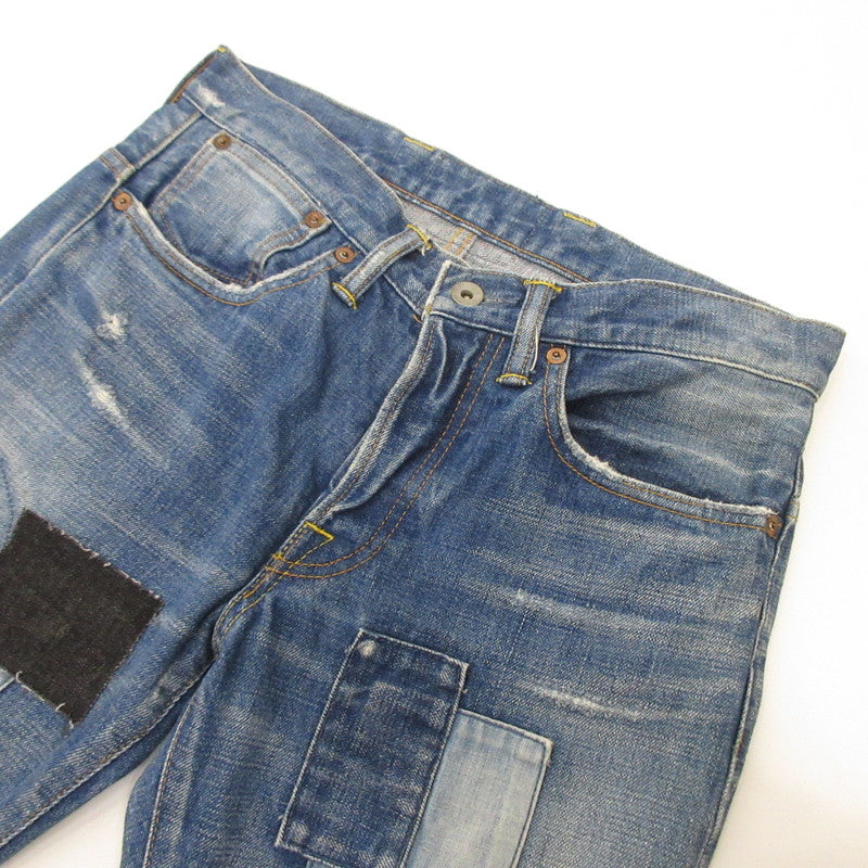 MR.OLIVE | Mr. Olive SAN JOAQUIN SALVAGE DENIM REMAKE TAPERED Denim Pants M-5112 Blue Size: 29