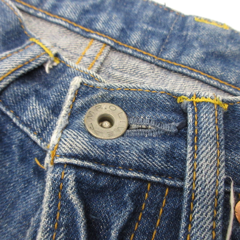 MR.OLIVE | Mr. Olive SAN JOAQUIN SALVAGE DENIM REMAKE TAPERED Denim Pants M-5112 Blue Size: 29