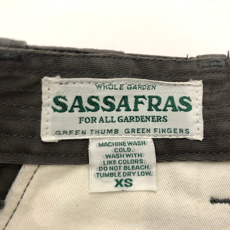 【中古】SASSAFRAS | ササフラス SPRAYER STREAM PANTS パンツ チャコールグレー