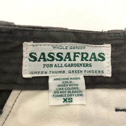 【中古】SASSAFRAS | ササフラス SPRAYER STREAM PANTS パンツ チャコールグレー