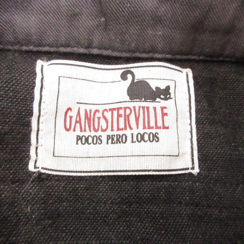 【中古】GANGSTERVILLE(GLAD HAND) | ギャングスタービルギャングスターヴィル TIME KILLERS -L/S SHIRTS 長袖シャツ GSV-19-AW-28 ブラック サイズ：S