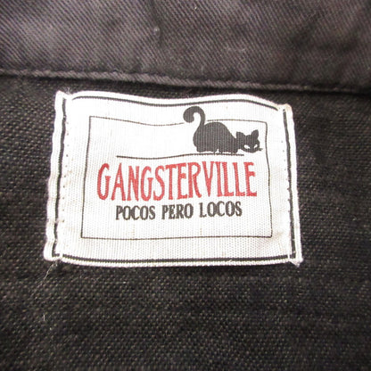 【中古】GANGSTERVILLE(GLAD HAND) | ギャングスタービルギャングスターヴィル TIME KILLERS -L/S SHIRTS 長袖シャツ GSV-19-AW-28 ブラック サイズ：S