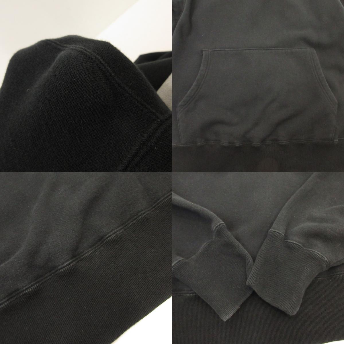 WACKOMARIA | ワコマリア HEAVY WEIGHT PULLOVER HOODED SWEAT SHIRT パーカー STIELO-WM-LC-SS02 ×Stie-lo ×LARRY CLARK ブラック サイズ：M