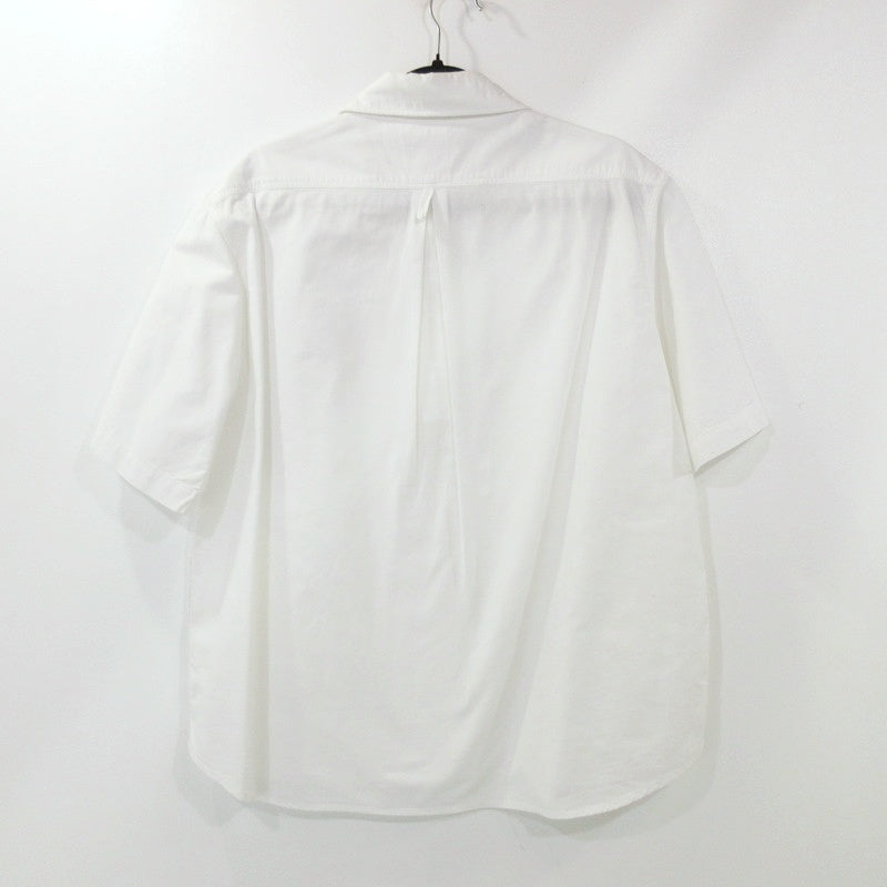 【中古】Danton | ダントン ROUND COLLAR P.O SHIRTS/S 半袖シャツ JD-3569 ホワイト サイズ：42