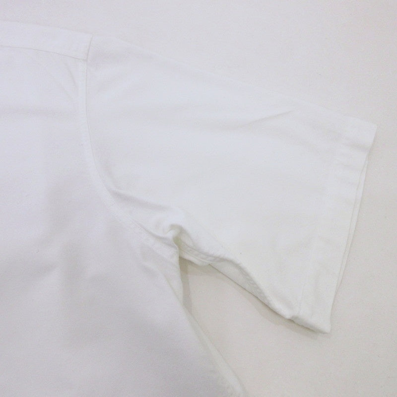 【中古】Danton | ダントン ROUND COLLAR P.O SHIRTS/S 半袖シャツ JD-3569 ホワイト サイズ：42