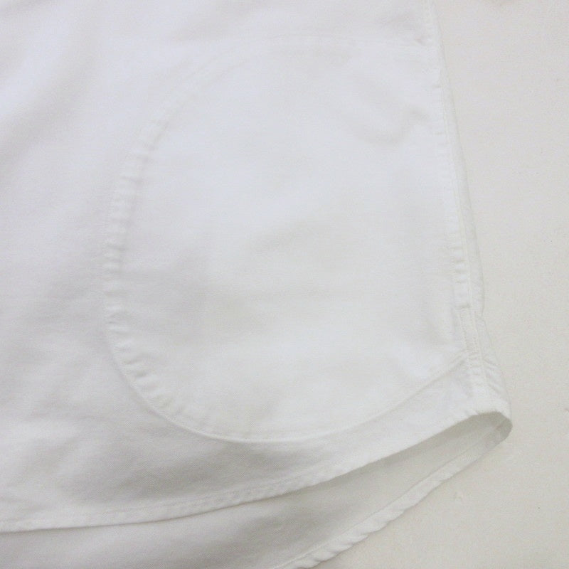 【中古】Danton | ダントン ROUND COLLAR P.O SHIRTS/S 半袖シャツ JD-3569 ホワイト サイズ：42