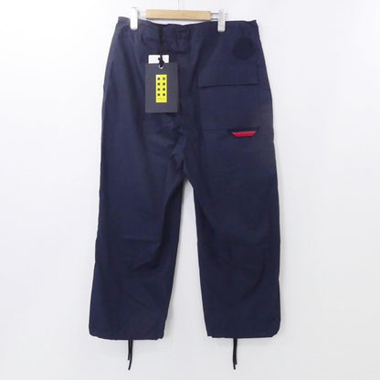 【中古】MONCLER GENIUS | モンクレールジニアス PANTALONE??SPORTIVO パンツ H10922A00011 ネイビー サイズ：48