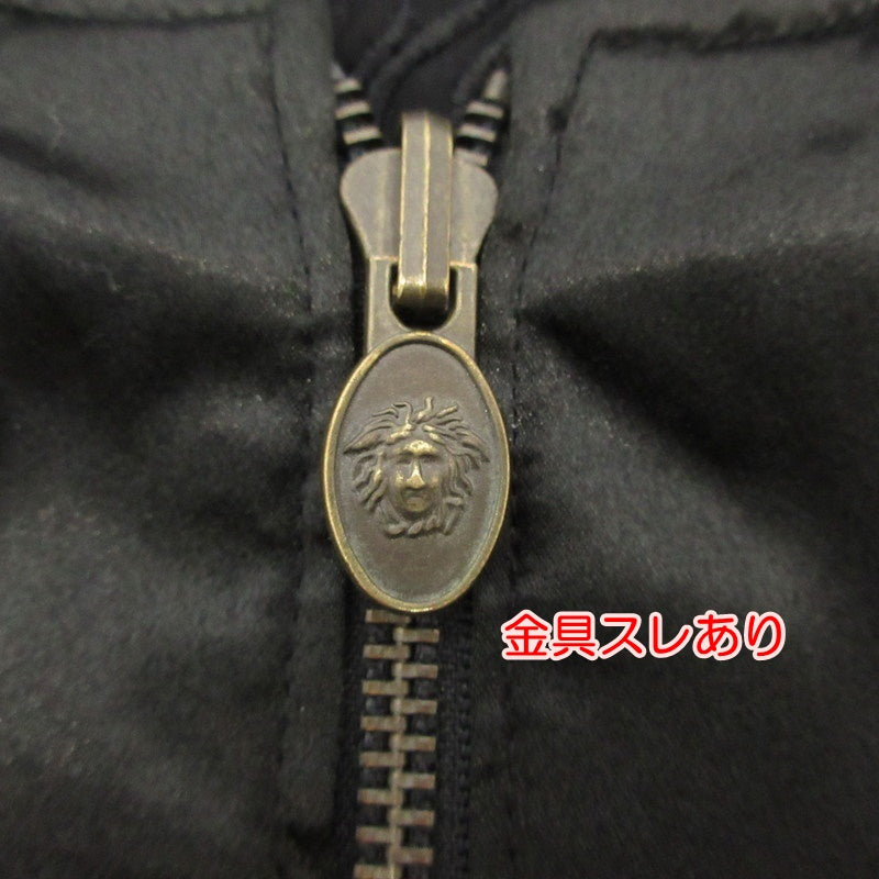 【中古】VERSACE | ヴェルサーチ ブルゾン ブラック サイズ：不明