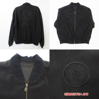 【中古】VERSACE | ヴェルサーチ ブルゾン ブラック サイズ：不明