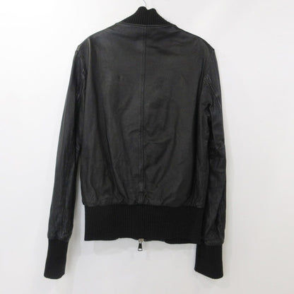 【中古】GIORGIO BRATO | ジョルジオブラット MA-1 レザー GU17F5214 ブラック サイズ：46