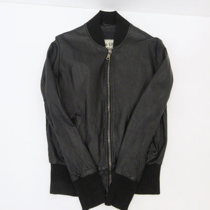 【中古】GIORGIO BRATO | ジョルジオブラット MA-1 レザー GU17F5214 ブラック サイズ：46