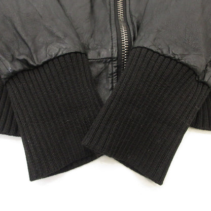 【中古】GIORGIO BRATO | ジョルジオブラット MA-1 レザー GU17F5214 ブラック サイズ：46