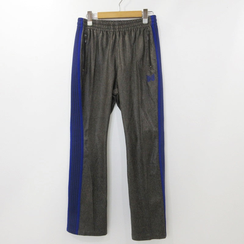 【中古】Needles | ニードルス Narrow Track Pant-Synthetic Leather/Python パンツ GL223 - サイズ：S