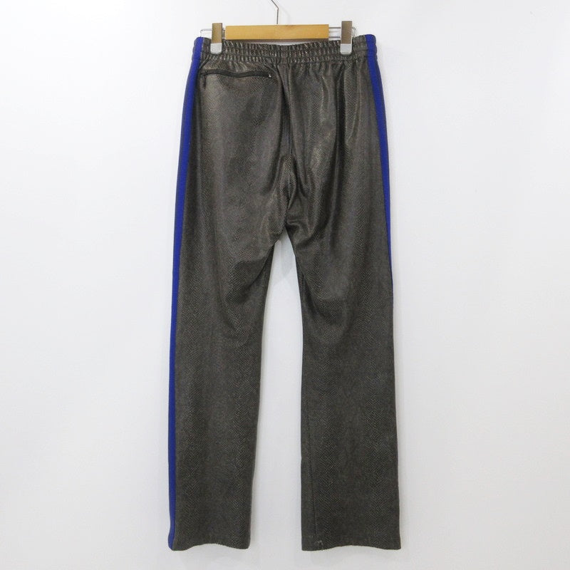 【中古】Needles | ニードルス Narrow Track Pant-Synthetic Leather/Python パンツ GL223 - サイズ：S
