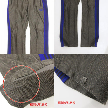 【中古】Needles | ニードルス Narrow Track Pant-Synthetic Leather/Python パンツ GL223 - サイズ：S