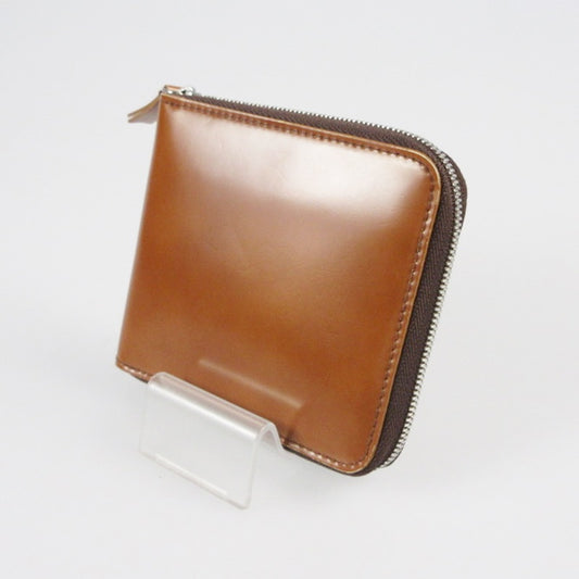 【中古】ARTS&CRAFTS | アーツアンドクラフツ CORDOVAN ACC ROUND ZIP BILLFOLD WALLET 二つ折り財布 ブラウン