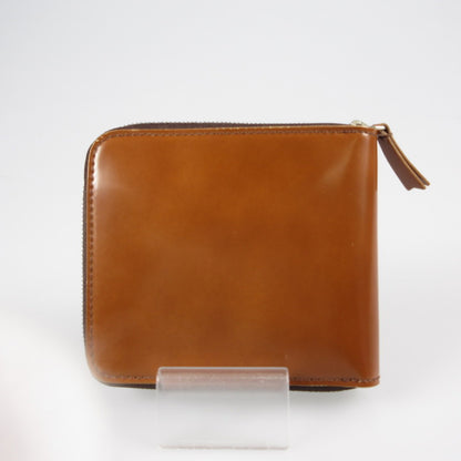 【中古】ARTS&CRAFTS | アーツアンドクラフツ CORDOVAN ACC ROUND ZIP BILLFOLD WALLET 二つ折り財布 ブラウン