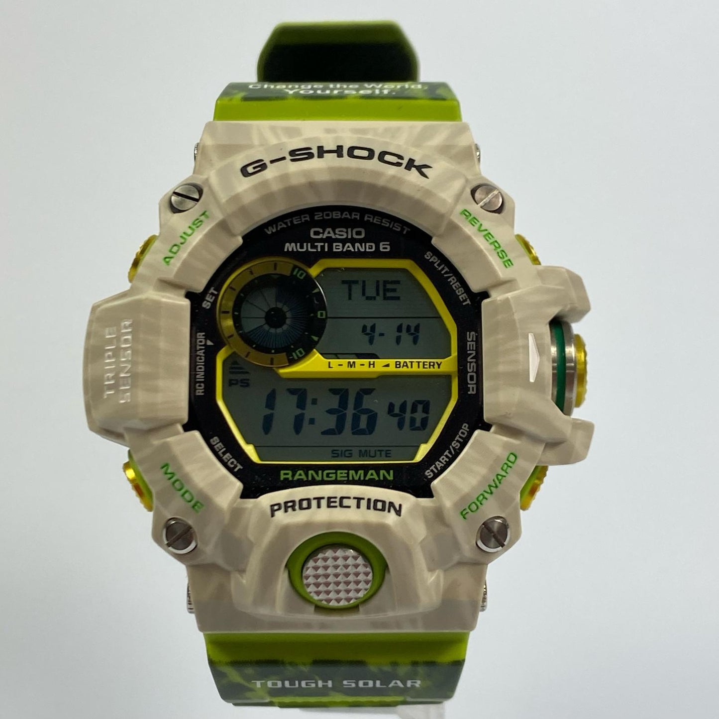 G-SHOCK | G-SHOCK RANGEMAN Watch GW-9404KJ-3JR Digital Radio Solar Love The Sea And The Earth