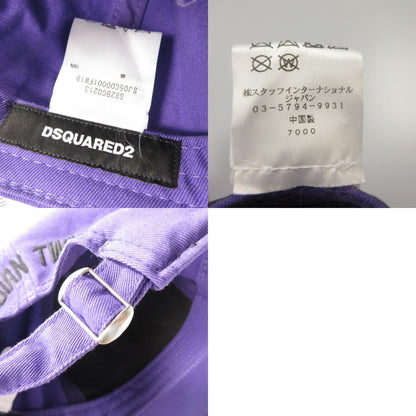【中古】DSQUARED2 | ディースクエアード キャップ S82BC0213 2019F/W パープル